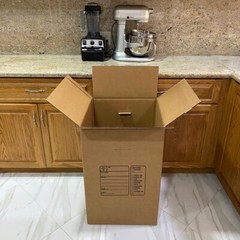 UBMOVE Kitchen Moving Boxes (4 Pack) Double Wall 18x18x28″ Heavy Duty Boxes
