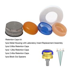 US Multi Pack Dental Male Cap Inserts for Locator Abutment Retention Cap Replace