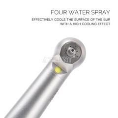 Dental LED E-generator High Speed Optic Handpiece with Quick Coupler 4Holes