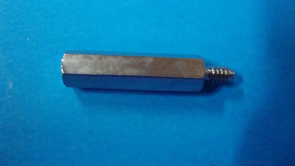 8254 HH Smith MALE-FEMALE standoff 6/32 one” LONG BRASS (QTY.10 )