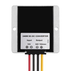 DC 12V Step Up to DC 24V 10A 240W Boost Converter Voltage Regulator Waterproof