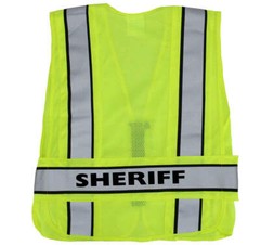 High Visibility Reflective Duty Safety Vests Plain and ID (Security)