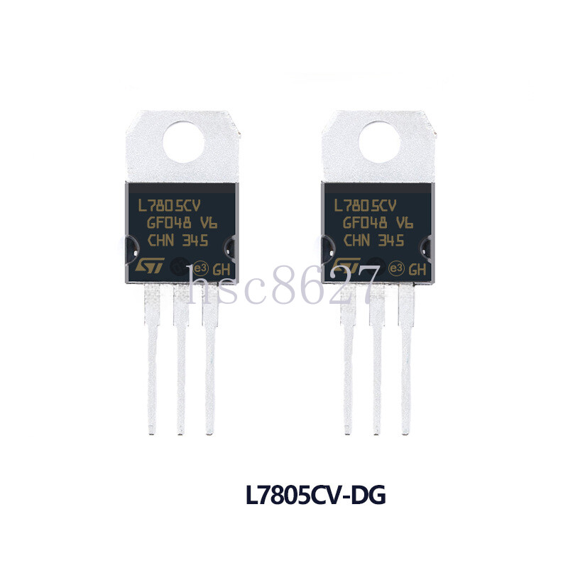 50pcs L7805CV-DG TO-220 Three-terminal Regulator IC ST Original