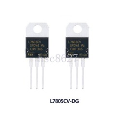 50pcs L7805CV-DG TO-220 Three-terminal Regulator IC ST Original