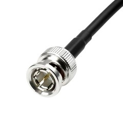 12G SDI Shielded Cable BNC to 75 Ohm Straight to Right Angle for RED 50cm 19in