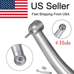 10PCS Dental High Fast Speed Handpiece Standard Head Push Button 4HOLE