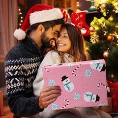 Christmas Poly Mailer – 14.5×19 Inch, 50 Pcs Waterproof Tear-Resistant Mailer Ba