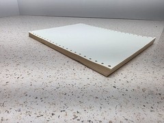 9.5×11 Computer Paper 100 Continuous Sheets for Dot Matrix Printer
