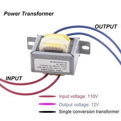 Jingzan 2 Pack Input AC 110V 50/60HZ Output 12V 10VA Power Transformer…