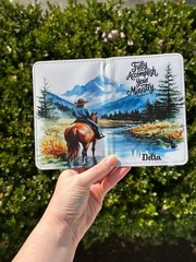 JW Mini Tract Holder – Horse – Personalize
