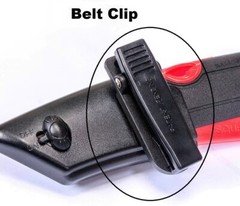 Easy Cut 2000 RED Safety Box Cutter Knife with Holster & Lanyard Easycut