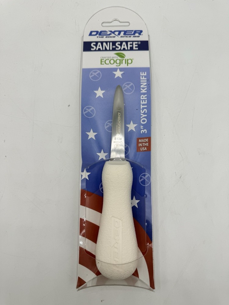 Dexter Russell S134PCP Sani-Safe 3″ Oyster Knife with White Textured : NEW