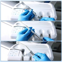 Dental Universal Saliva Ejector Valve SE Strong Suction Handle Adaptor
