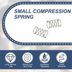 10 x Small Compression Spring 3 mm OD 0.3 mm Wire 5 mm Free Length