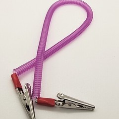 4 PCS Dental Patient Bib Clips Chains Napkin Holder Flexible Coil Plastic Chain