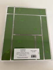 Kate Spade New York Colorblock Tackle Box Shamrock Pink Green Desk Office Kit