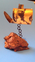 COPPER MAILBOX BUSINESS CARD HOLDER – FROM PACIFIC COAST HWY, CA. GENERAL STORE