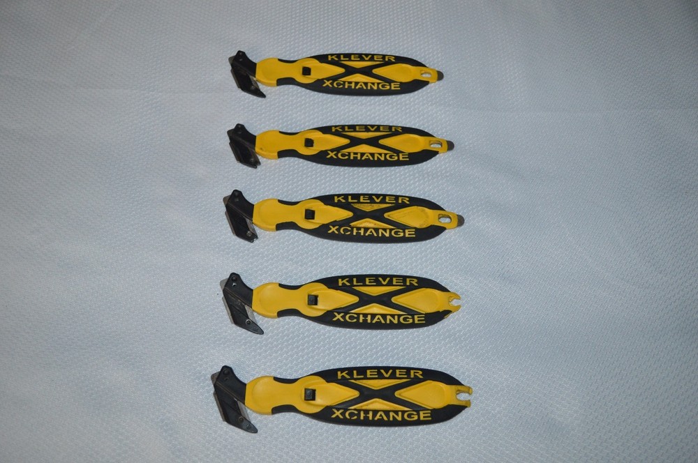 KLEVER CUTTER~X-CHANGE~SAFETY CUTTER~BOX CUTTER~REPLACEABLE BLADE~USED~LOT # 009