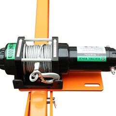 1100LBS Truck-Mount Crane Lift w/12V Electric Winch Pickup Truck Jib Crane Hoist