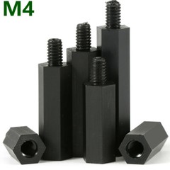 M4 Male-Female Plastic Nylon Hex Column Standoff Screws Support Spacer Pillar