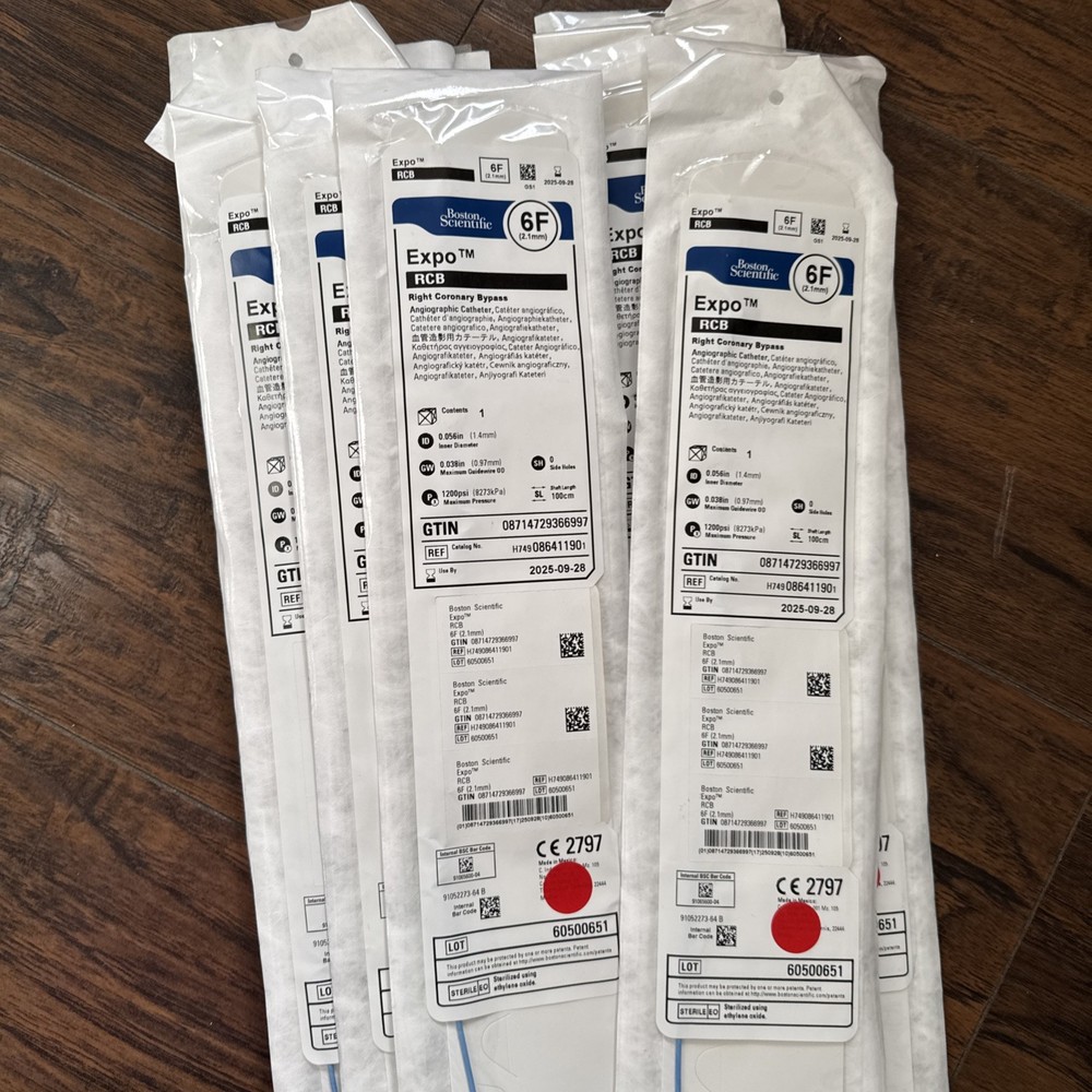 BOSTON SCIENTIFIC Expo RCB 6F Lot Of 12 Exp2025.