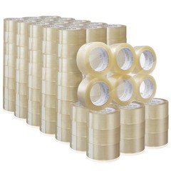 144 Rolls Clear Carton Sealing Packing Tape Shipping – 1.8 mil 2″ x 110 Yards