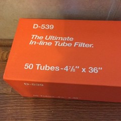 KenAg Filter Tube Dairy Milking 4 7/8″x36″ 50 Count D539 Filtration Cattle