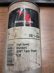 Michigan Drill 1-33/64″ High Speed Steel Taper Shank Drill Bit – #5MT