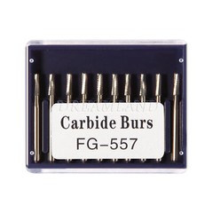 100pcs Dental Carbide Burs FG557 1.6mm for High Speed Handpiece 10 packs