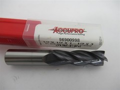 Accupro 96900998 , 1/2″ Solid Carbide .0300″ Corner Radius End Mill