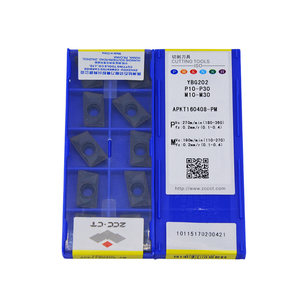 ( 20pcs ) APKT160408-PM YBG202 New Milling Inserts CNC blade Turning tool