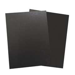 ABS Plastic Sheet 1/8 Inch Thick, 2 Pack 8″ x 12″ x 3mm Black Moldable Thermopla