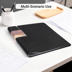 Presentation Binder 40-Pocket, Displays 80 Pages, 9×12 inch with Plastic Slee…