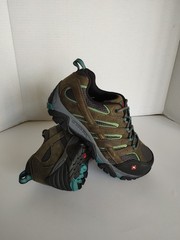 Merrel Moab Vertex Vent Shoe Composite Toe Brown/ Pewter Women’s Sz 8M