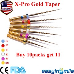 Endodontic Dental Endo Files X-Pro Gold Taper Rotary Niti Files SX-F3 21/25/31MM