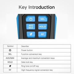 EMF Meter 30Mhz~8GHz Electromagnetic Field Radiation Detector for EF RF MF WiFi