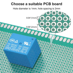 2Pcs PCB Power Relay SRD-05VDC-SL-C, DC 5V Coil, 10A 250VAC, SPDT, 5 Pin