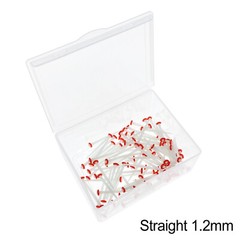 100 Pcs Dental Endo Quartz Fiber Post Straight/Screw Restorative Posts 1.0-1.8mm