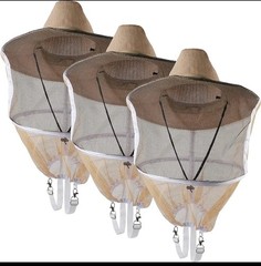 Beekeeper Hat with bee veil – Cowboy style Beekeeping protective Hats 3 pack