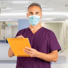 FLUIDSHIELD Level 3 Disposable With Earloops, 47569 (of 50)