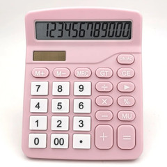 1 pc Solar Scientific Calculator Large Display Cute Office Desktop Calculator