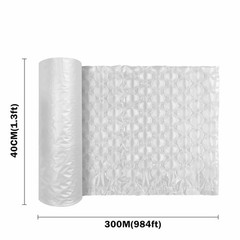 984′ x16″ Air Cushion Machine Film Small Bubble Pillow Packaging Padding 4 Rolls