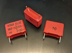12pcs-WIMA MKP10 0.22uF 250V 10% pitch:15mm Capacitor MKP1F032204D00KSSD