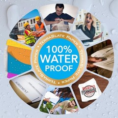 TerraSlate (1000 Sheets) Premium Weatherproof Printer Paper 8.5 x 11 In Letter