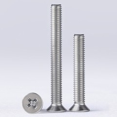 Phillips Flat Head Screw M3 M3.5 M4 M5 M6 M8 M10, 18-8 Stainless Steel, DIN: 965