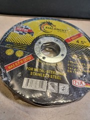 XIALONCUT 125×1.2×22.2mm Steel Cutting Disc for Stainless Cutting Pack of 10
