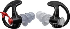 EP4 Sonic Defenders Plus: Triple-Flanged, Reusable Black Earplugs for Protection