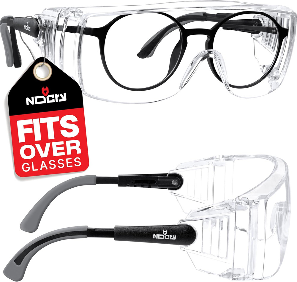 Safety Glasses over Eyeglasses — Fog and Scratch-Resistant over Glasses Safety G