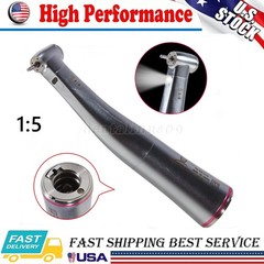 1:5 Electric High Speed Dental Handpiece LED Optic Fiber Contra Angle For NSK YB