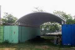 25x20x12 DuroSPAN Steel Building Kit Conex Container Roof Cover Direct